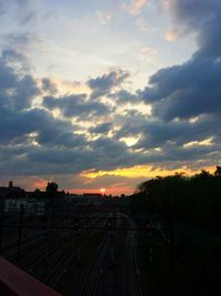 Road at sunset