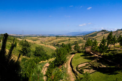 Panoramic view of landscape against sky