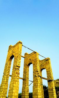 Low angle view of structure against sky