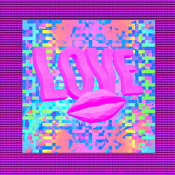 Close-up of text against pink background
