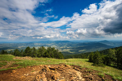 Scenic view of landscape against sky