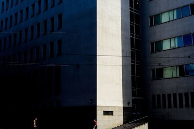 Low angle view of modern building