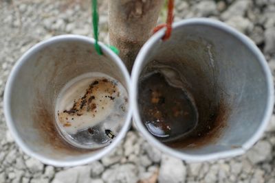 Close-up of coffee cup