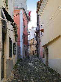 Alley amidst buildings