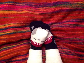 Close-up view of fabric