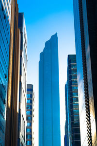 Low angle view of modern building