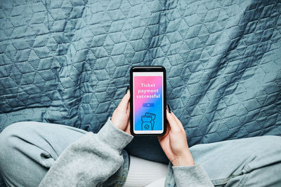 Buying ticket online. person purchasing product online using mobile payment app. booking service