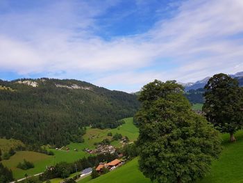 Scenic view of landscape against sky