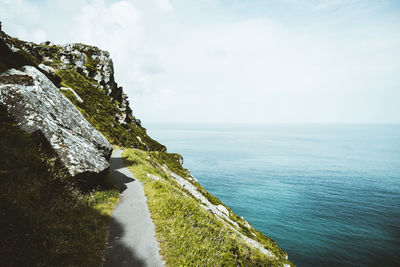 Rugged cornish coast