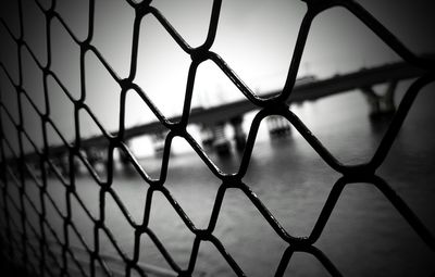 Full frame shot of chainlink fence