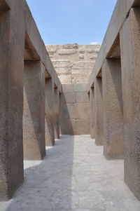 Low angle view of historical building