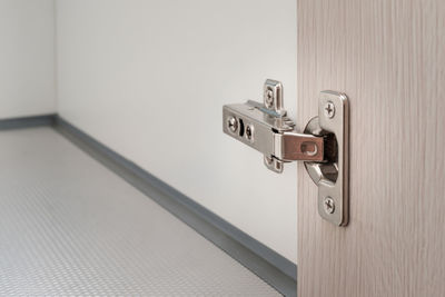 Concealed hinge on cabinet door, furniture fitting hardware for cupboard or wardrobe