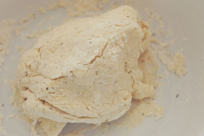 Close-up of dough