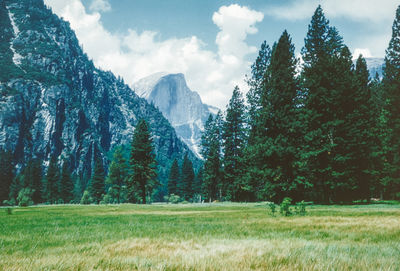 Panoramic view of landscape against sky