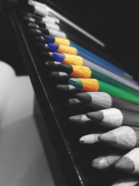 Close-up of multi colored lights