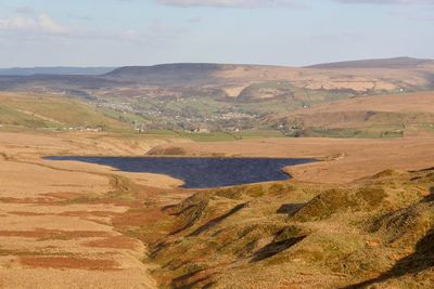 Scenic view of landscape against sky