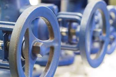Close-up of machine part