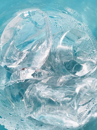 Aerial view of ice