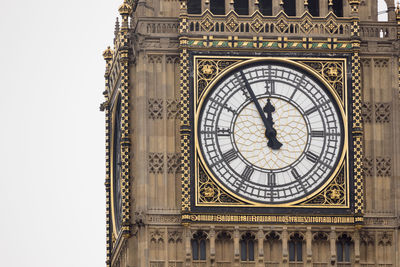 Low angle view of clock tower