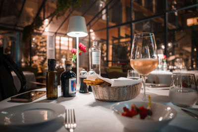 Close-up of drink on table