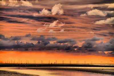 Beach against sky