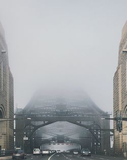 View of bridge in city