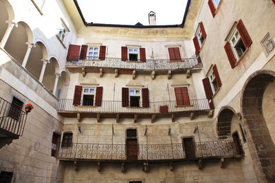 Low angle view of old building