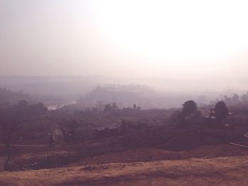 Scenic view of landscape against sky