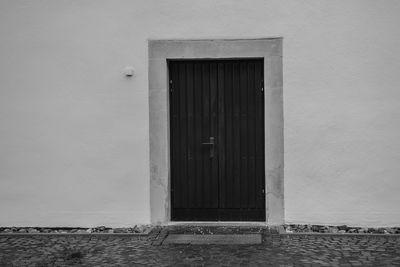 Closed door