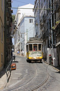 Cars on street in city