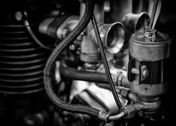 Close-up of machine part