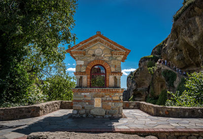 Low angle view of historical building