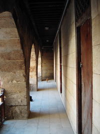 Corridor of building