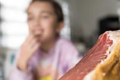 Side view of man looking away