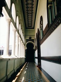 Corridor of building