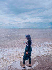 Girl in the beach