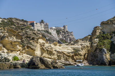 Island san domino in the tremiti islands