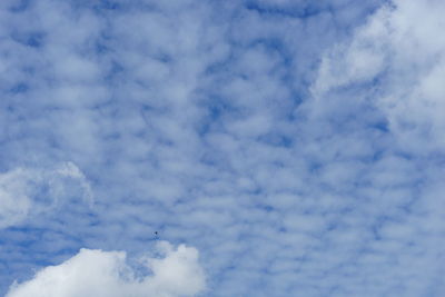 Low angle view of clouds in sky