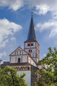 Low angle view of traditional building against sky