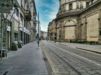 Street amidst buildings in city