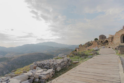 Panoramic view of a building