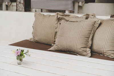 Close-up of potted plant on table