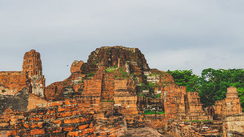 Old ruins against sky