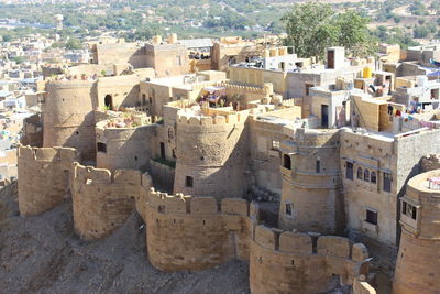 High angle view of cityscape