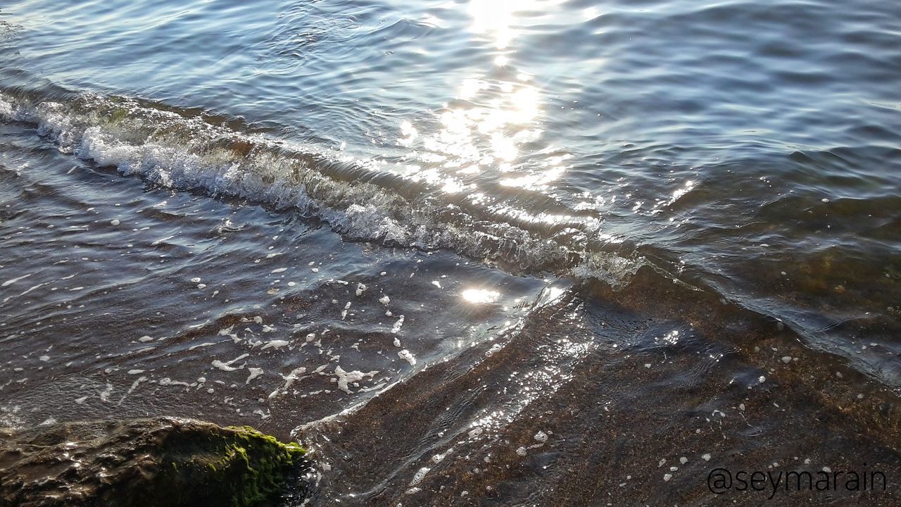 water, high angle view, nature, no people, outdoors, sea, rippled, day, wave, beauty in nature, motion, waterfront, tranquility, sunlight, scenics, close-up