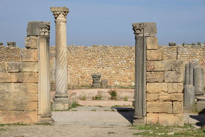 Volubilis, ruins of the colony of the roman empire