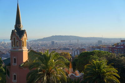 View of buildings in city