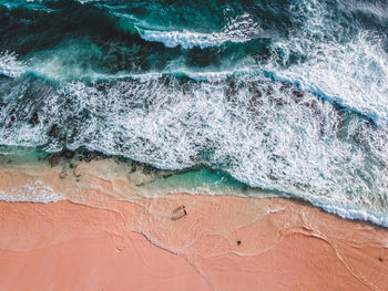 Aerial view of beach