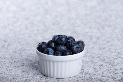 Close-up of black tea in bowl on table