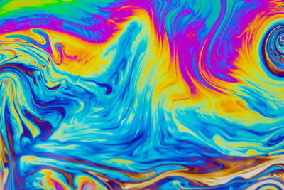 Full frame shot of multi colored water